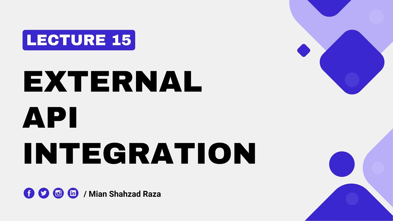 Lecture 15 - External API Integrations - WP Plugin Development Course ...