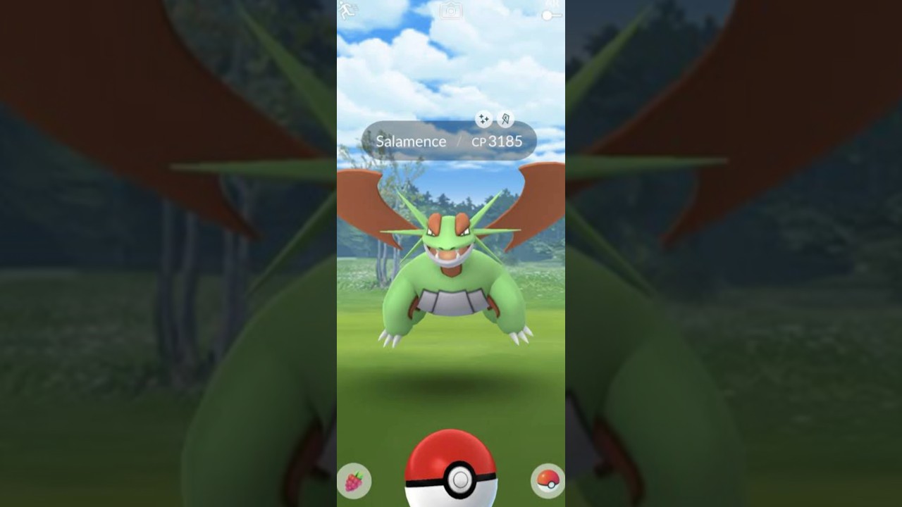 Getting Lucky With ✨Shiny Salamence From CD #pokemongo