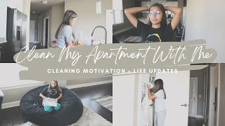 Clean My Apartment With Me | Cleaning Motivation | Life Updates | Charlotte, NC