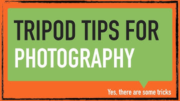 Tripod Tips for digital cameras