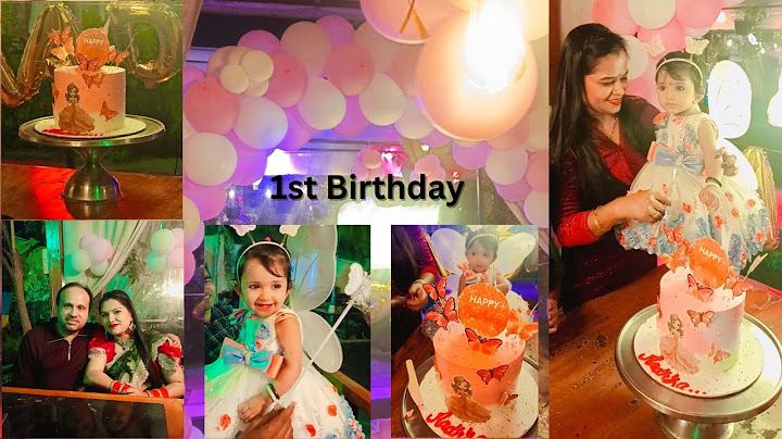 #Aadhya (Chuggu)'s first birthday | Happy Birthday #Chuggu | #1stbirthday Celebration | #arbavlogs