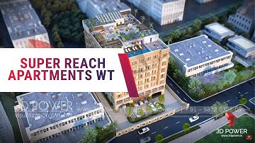 3D Walkthrough Animation for the stunning apartment project.