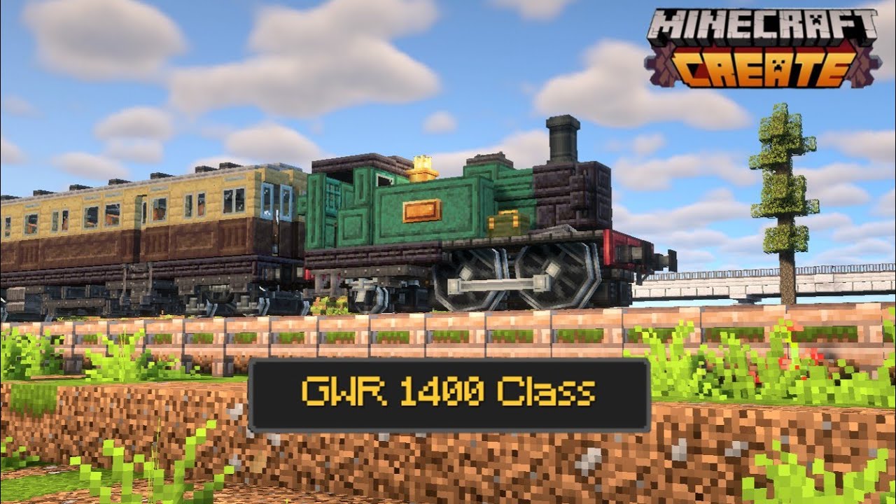 GWR Autotank Engine - Minecarft Create Mod Train Tutorial