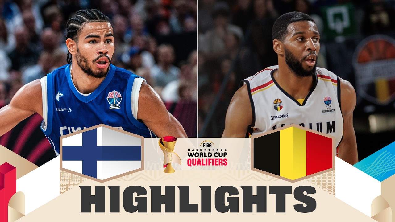 Finland 🇫🇮 v Belgium 🇧🇪 | Highlights | FIBA Basketball World Cup 2027 European Qualifiers