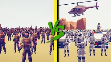 REBEL TEAM vs SPECIAL FORCES - Totally Accurate Battle Simulator TABS