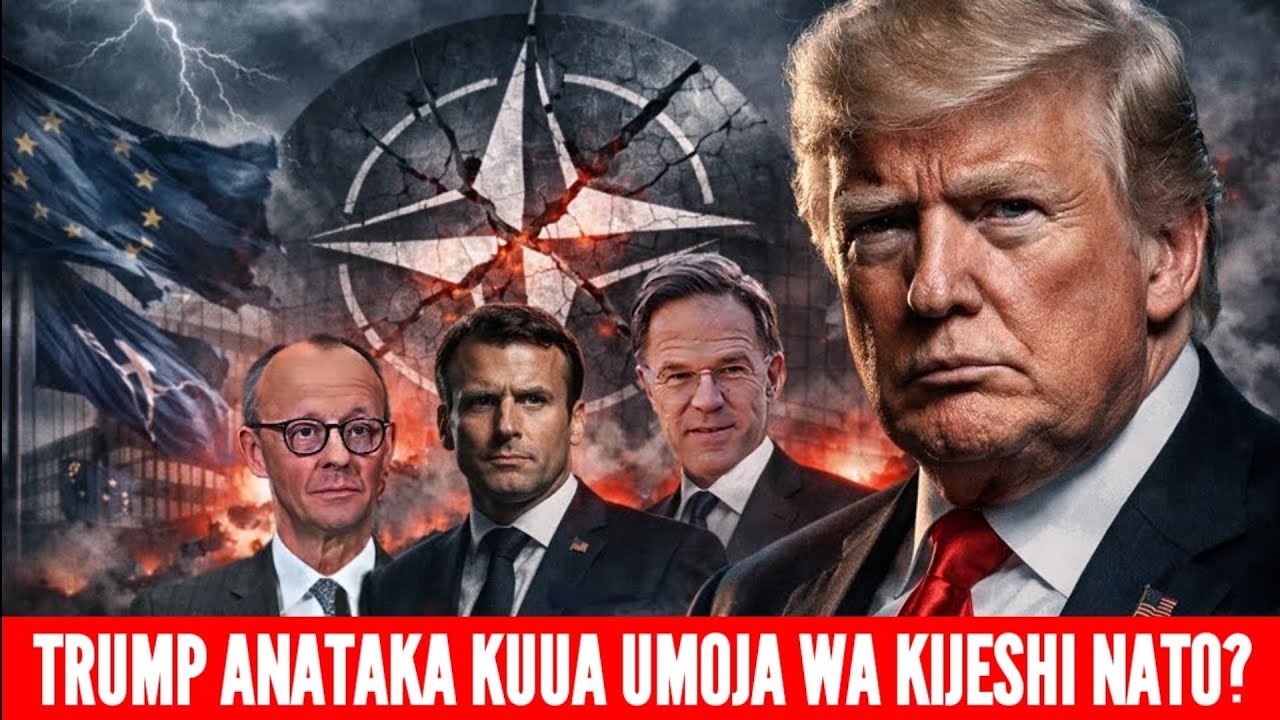 TRUMP ANATAKA KUIVUNJA NATO KWA KUIVAMIA DENMARK MWANACHAMA WA NATO