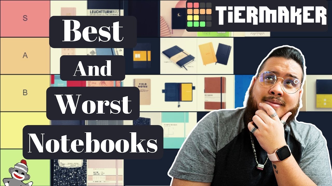 Can You Guess the Best Notebook For Bullet Journaling? | Stationery Tier List | ThatJournalingGuy