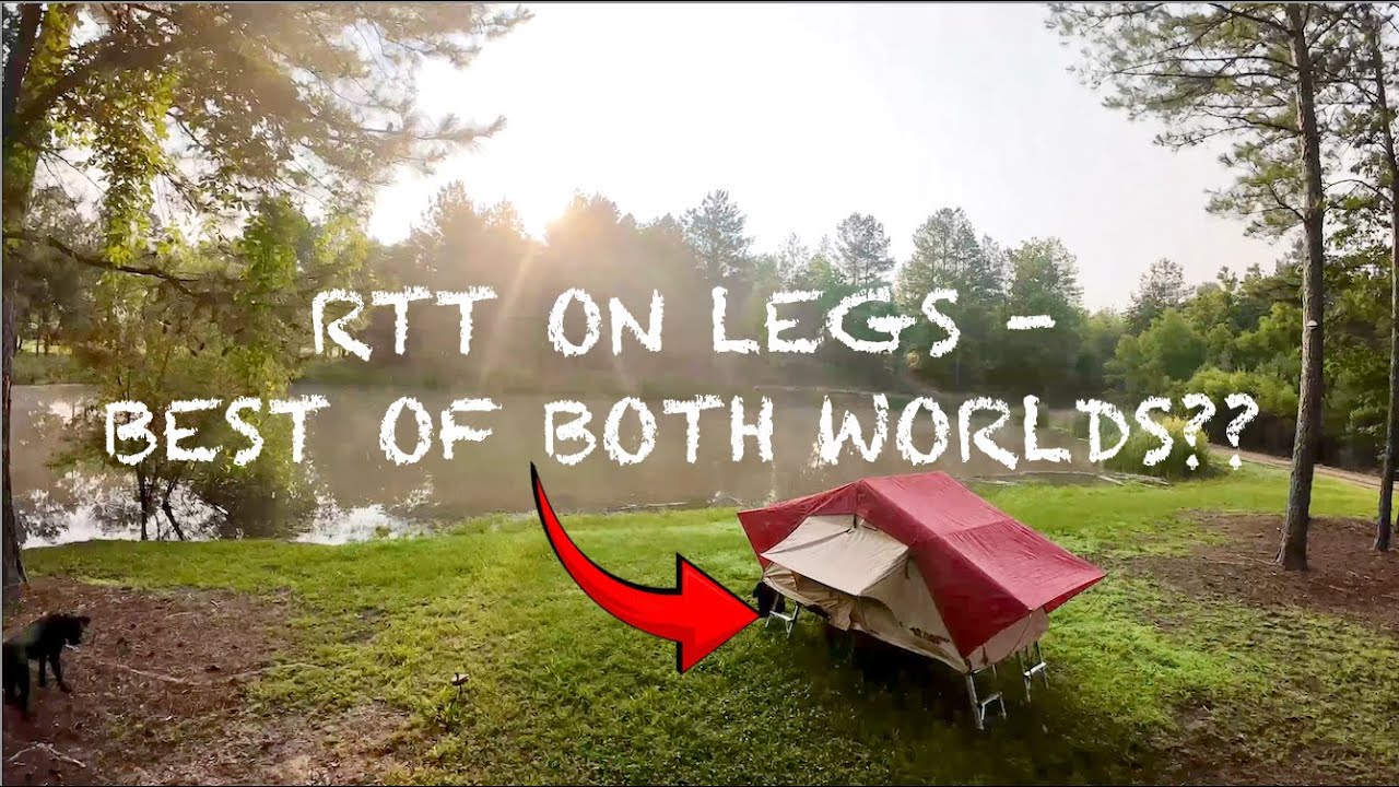 🔥 FTR | OVERLAND DIY - Rugged Ridge ROOF TOP TENT ON LEGS!