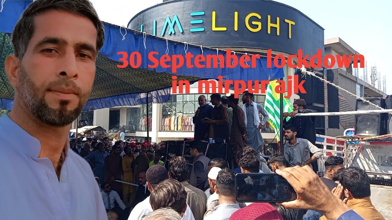 30 September lockdown in mirpur ajk
