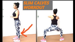 Slim Down Calves In 7 Days Beginner Friendly Slim Calves Workout, No Jump.