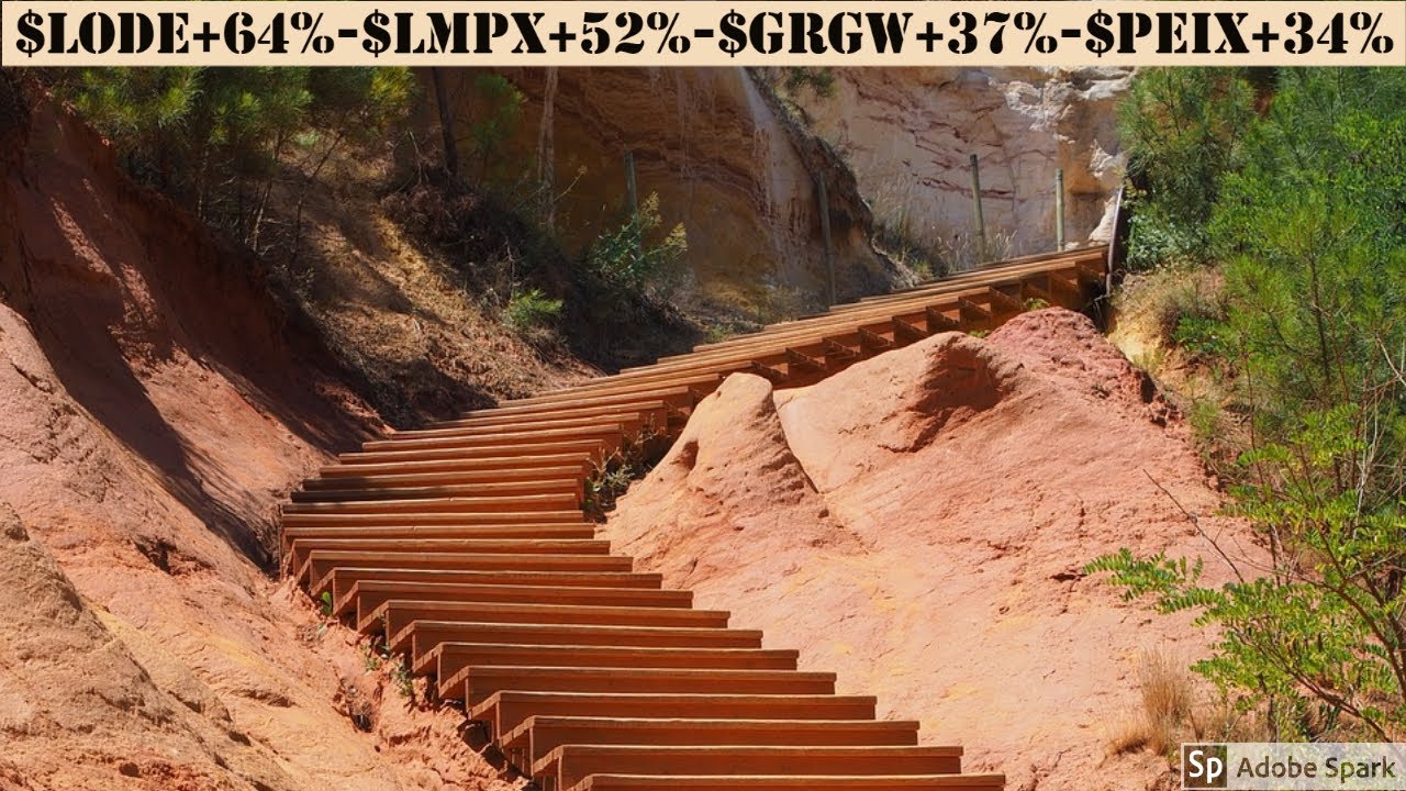 Top Gainers 8-17-2020---$LODE+64%-$LMPX+52%-$GRGW+37%-$PEIX+34%