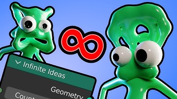 Infinite Shape Generator with NEW Geometry Node, Blender