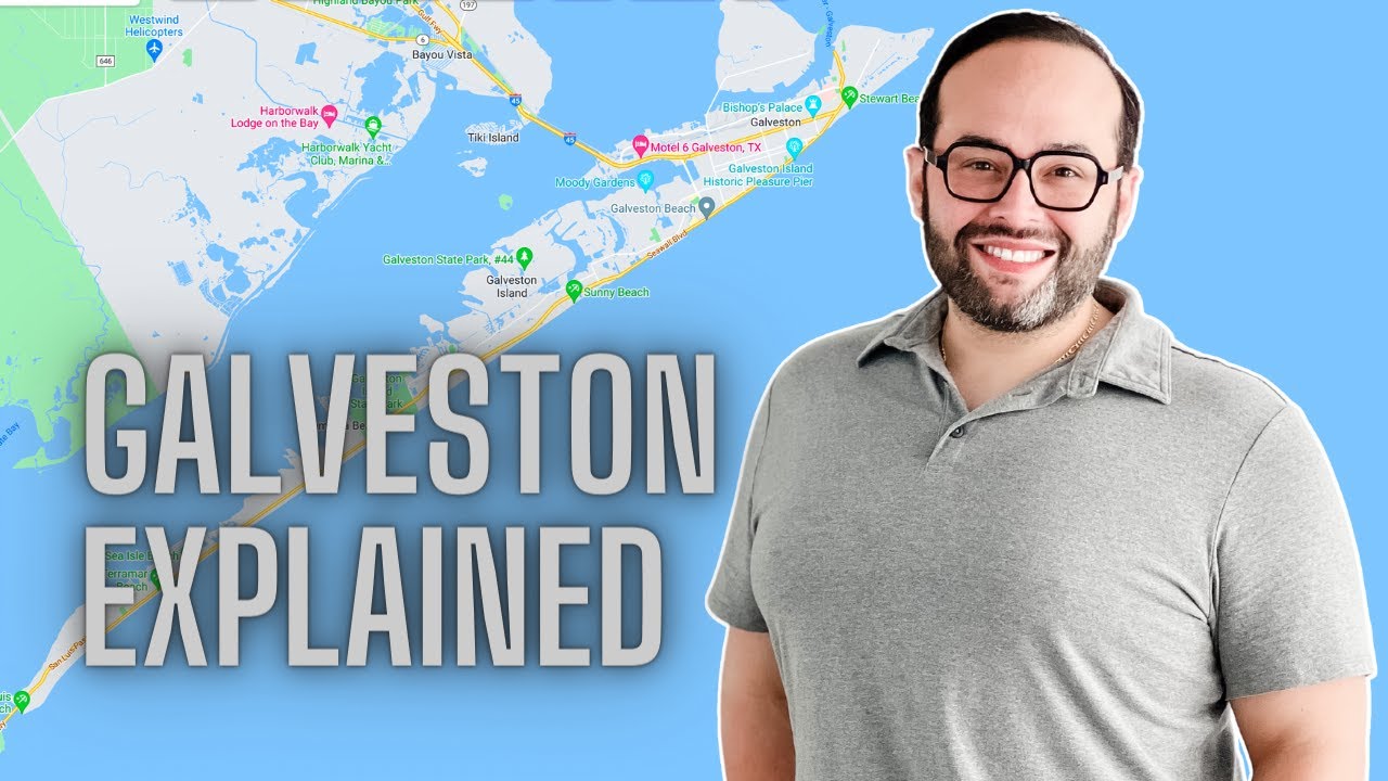 Moving to Galveston Texas Galveston Map Tour Luis Santiago Realtor