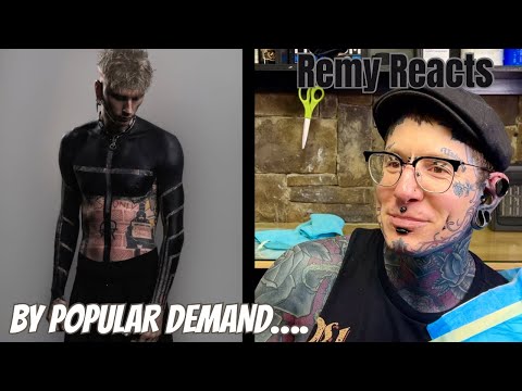 Remy Reacts To Mgk Blackwork Tattoo Mgk Inked
