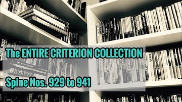 THE ENTIRE COMPLETE CRITERION COLLECTION Spine Nos. 929 to 941