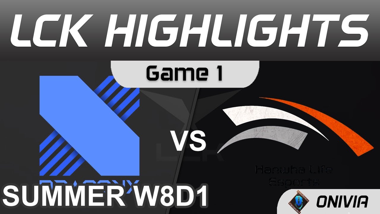DRX vs HLE Highlights Game 1 LCK Summer Season 2021 W8D1 DragonX vs Hanwha Life Esports by Onivia