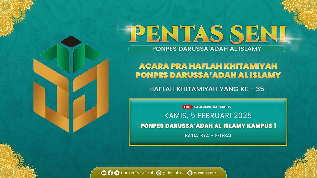 🔴LIVE | Rangkaian Pra Haflah - Umsiyah Tsaqofiyah - PP. Darussa'adah Al-Islamy - 2026
