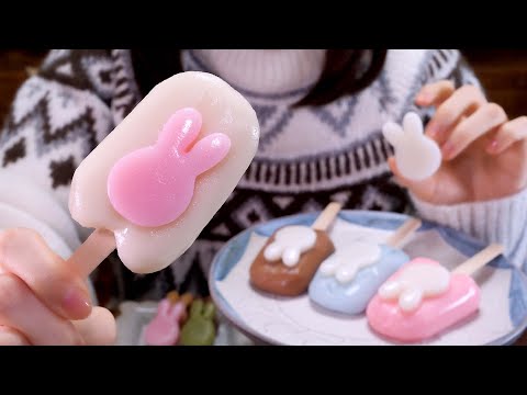 [囁き声-ASMR] おもちとお団子の咀嚼音🍡🐰 [みんなが聞きたい音ランキング2021🎧第5位]