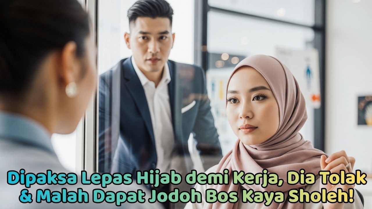 Dipaksa Lepas Hijab demi Kerja, Dia Tolak & Malah Dapat Jodoh Bos Kaya Sholeh!