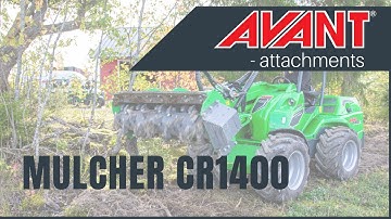Avant attachments: Mulcher CR1400