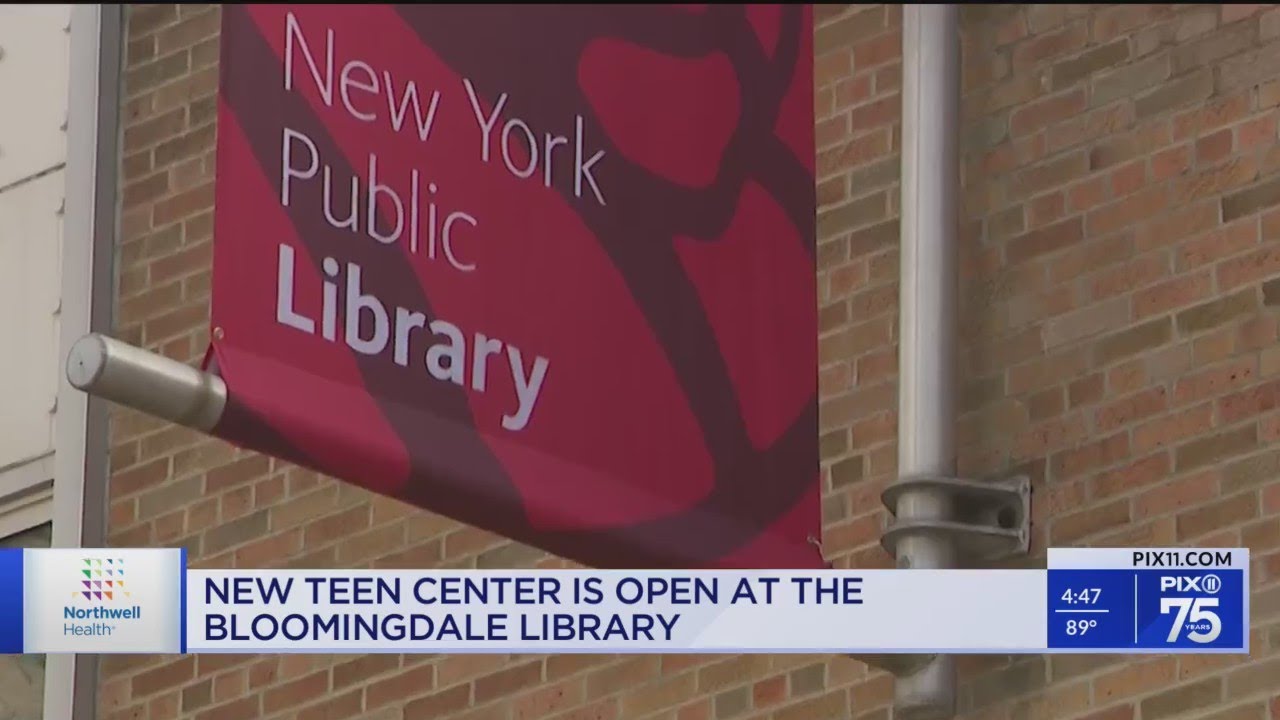 New teen center opens at the Bloomingdale Library YouTube