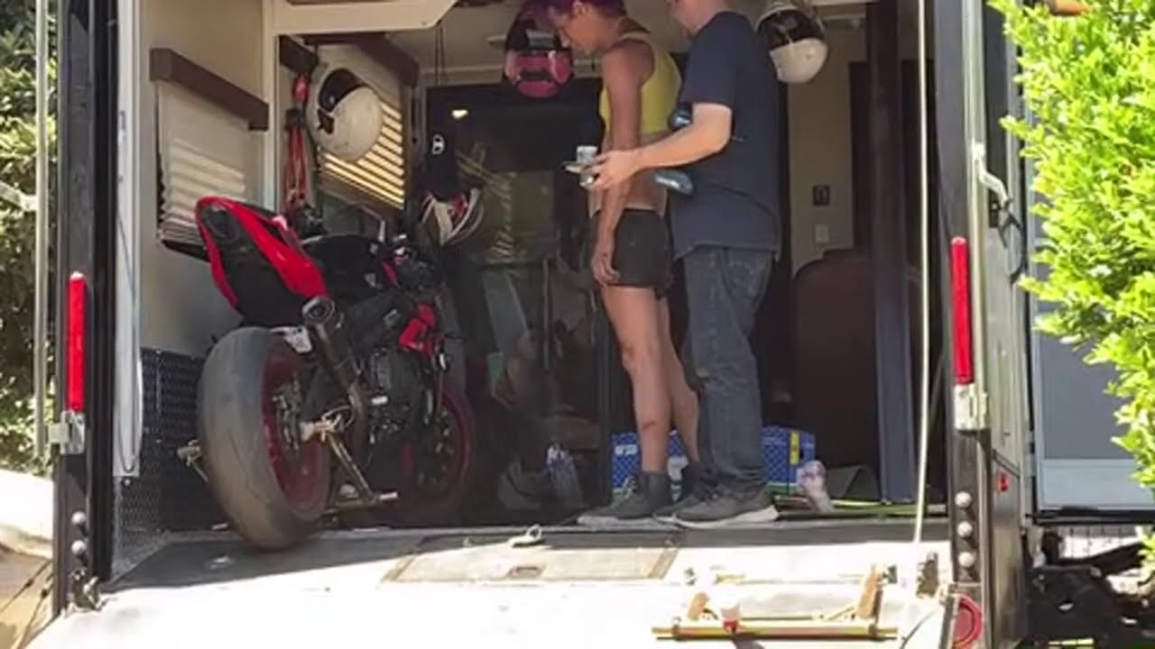 Toy Hauler Motorcycle Load YouTube