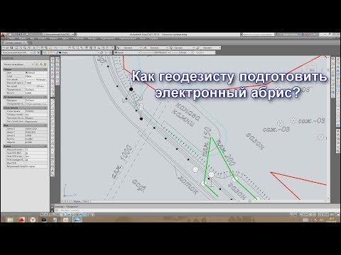 КАК ГЕОДЕЗИСТУ ОЦИФРОВАТЬ ТОПОСЪЕМКУ. СОЗДАНИЕ ЭЛЕКТРОННОГО АБРИСА.