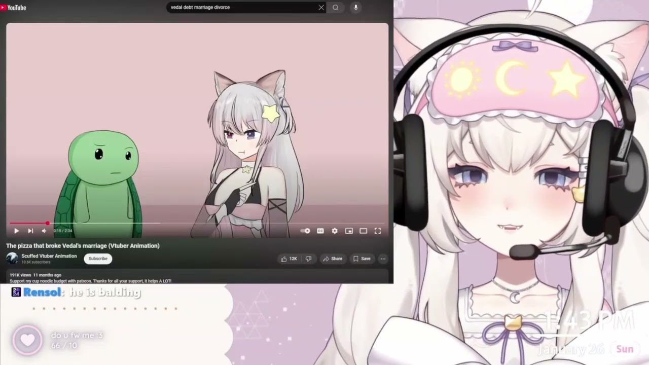 cweamcat Reacts To Neuro Clips And Animation
