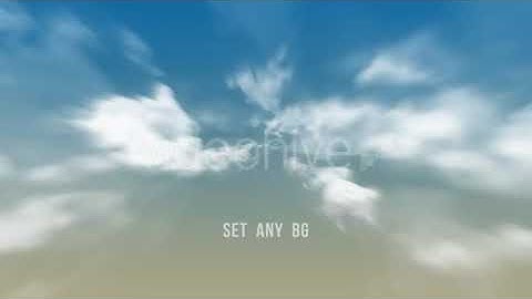 High Speed Cloud Journey - Blue & Transparent BG | Motion Graphics - Envato elements