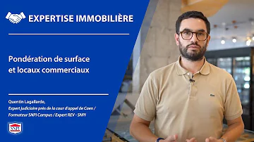 Comment calculer la surface pondérée d'un local commercial ?