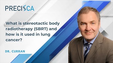 What is stereotactic body radiotherapy (SBRT) and how is it used in lung cancer?