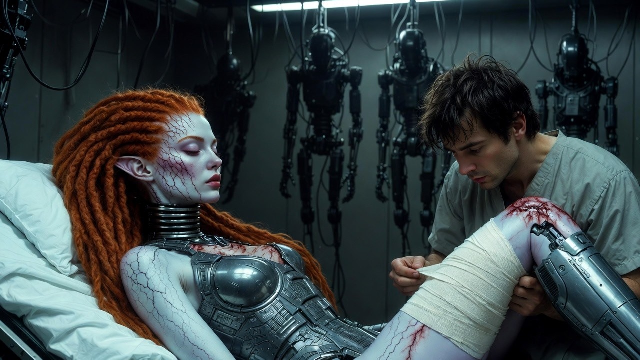 Disgraced Human Saved Alien Queen — She Embraced His 