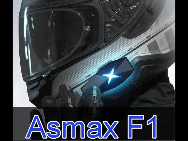 Review of the Asmax F1 Bluetooth Comm Unit - YouTube