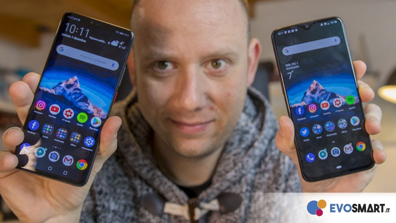 Huawei Mate 20 Pro VS OnePlus 6T - Quale Scegliere? - YouTube