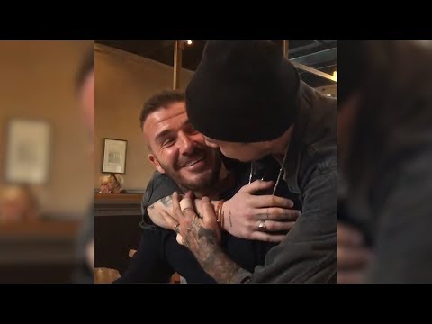 Video: David Beckham's birthday was held on emotions