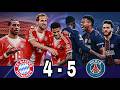 ملخص مباراة باريس سان جيرمان وبايرن ميونخ 5 4 دوري أبطال أوروبا ملخص مباريات اليوم