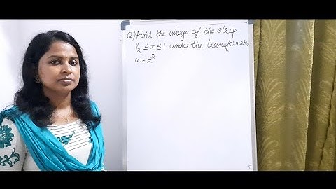 Transformation w=z^2 , problem 4 by Jini Varghese