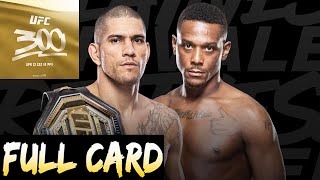 UFC 300 Predictions Pereira vs Hill Full Card Betting Breakdown