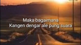 Vicky Salamor-Apa Kabar Sayang(lirik)