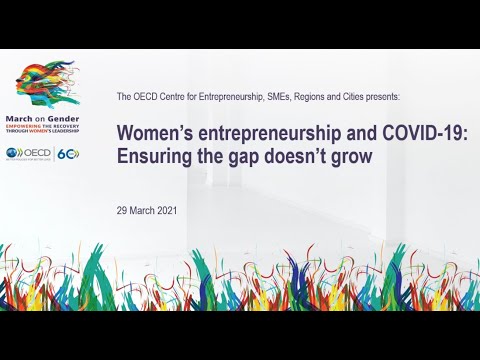 OECD March on Gender Women's entrepreneurship and COVID 19