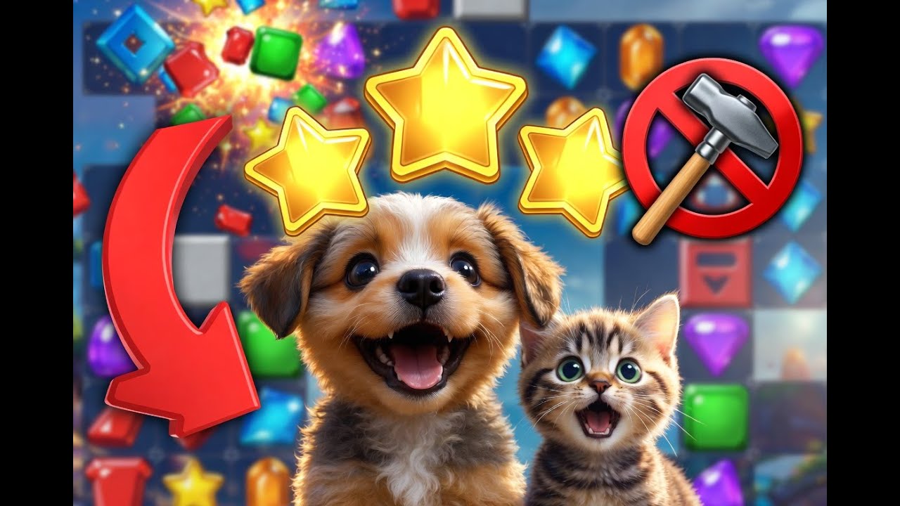 Pet Rescue Saga Nivel 9579: ¡Sin Boosters! 🚫 Solución Fácil & ASMR 🎧