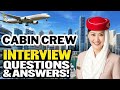 CABIN CREW Interview Questions and Answers 2025!
