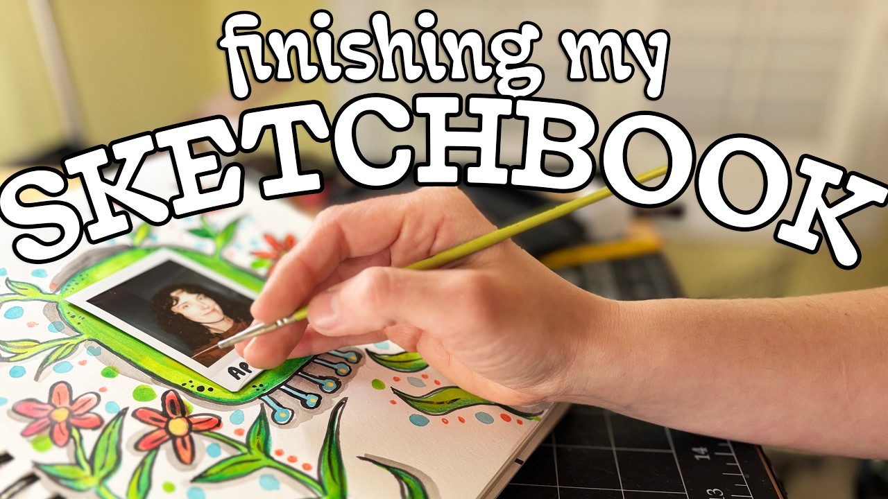 Finishing My First Sketchbook in 10 Years - YouTube