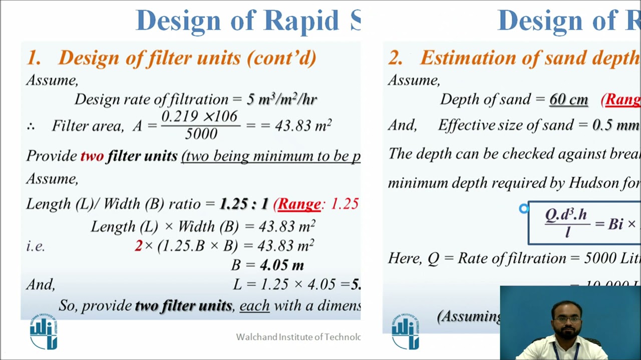 Design Of Rapid Sand Filter Part 1 YouTube Design Of Rapid Sand Filter Part 1 YouTube