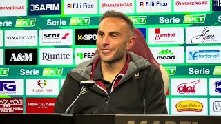 Francesco Bardi dopo il derby Reggiana-Modena 1-0