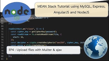 EP4 - MEAN Stack using MySQL, Express, AngularJS and NodeJS (Upload file with ajax & multer)
