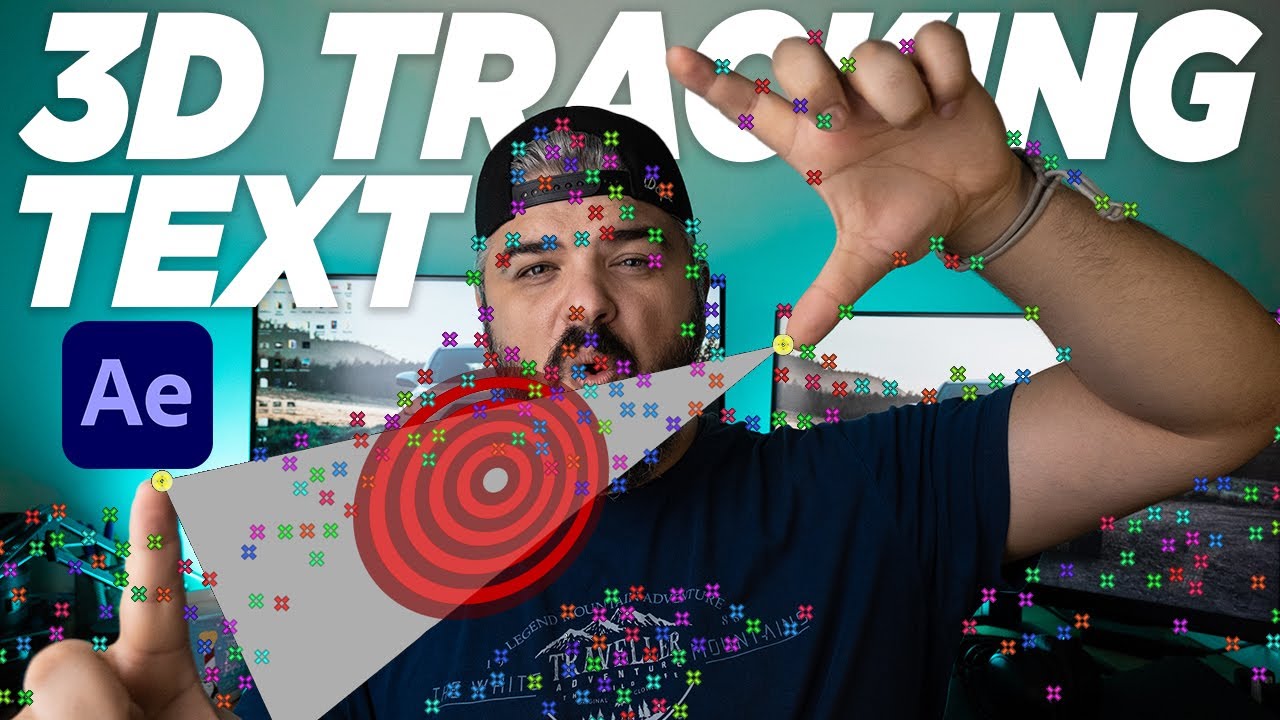 How to 3D TRACK a TEXT in after effects - YouTube