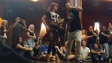 Kadu and Larissa Zouk Demo at LA Zouk Congress 2016