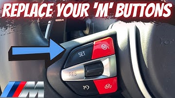 BMW M3/M4/M2 Steering Wheel Button Removal & Install – M1 & M2 Upgrade!