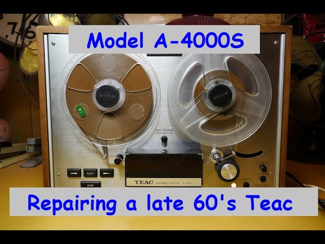 Teac A4000S Repair and Demonstration 